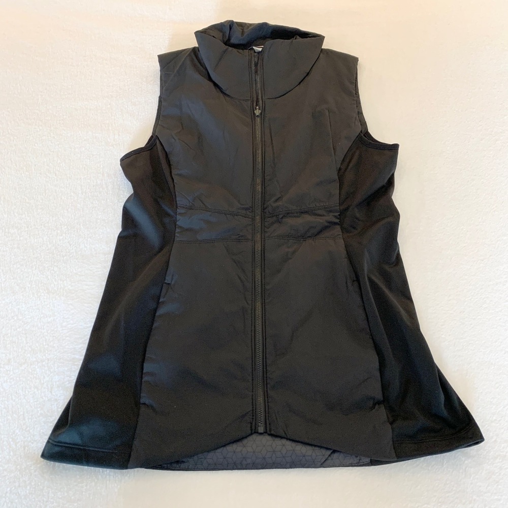 Port Authority Full Zip Vest Womens Size M Black Lightweight Gorpcore Polyester